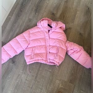 Pink Puffer Jacket